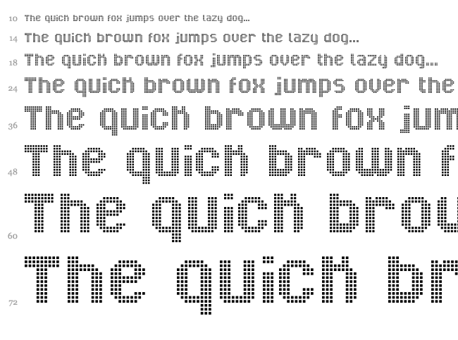 Mi Nuevo Display St font waterfall